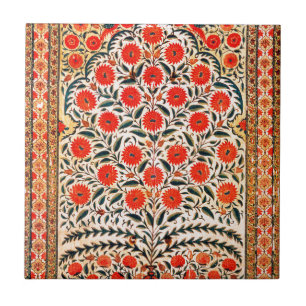 Mughal Art Ceramic Tile