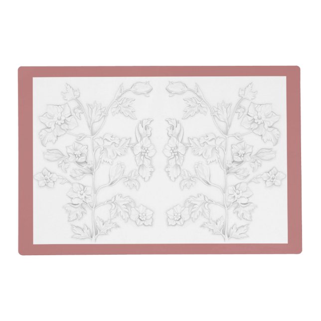 Mughal Design on a Laminated Placemat (Front)