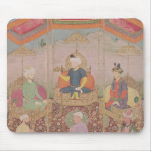 Mughal Emperor Babur and his son, Humayan Mouse Pad