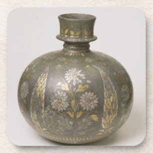 Mughal Flask (metalwork) Coaster