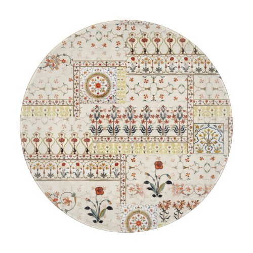 Mughal Floral Paisley Ethnic Digital Elegance Cutting Board