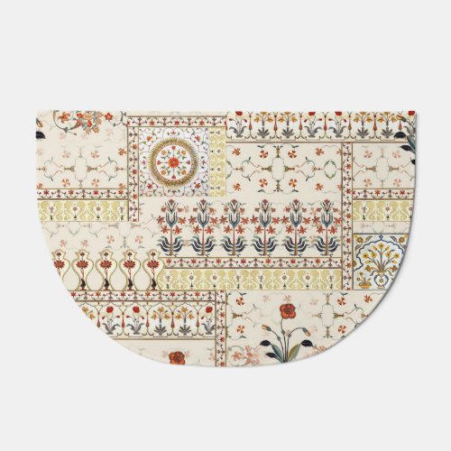 Mughal Floral Paisley Ethnic Digital Elegance Doormat