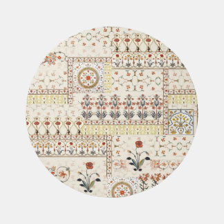 Mughal Floral Paisley: Ethnic Digital Elegance. Rug