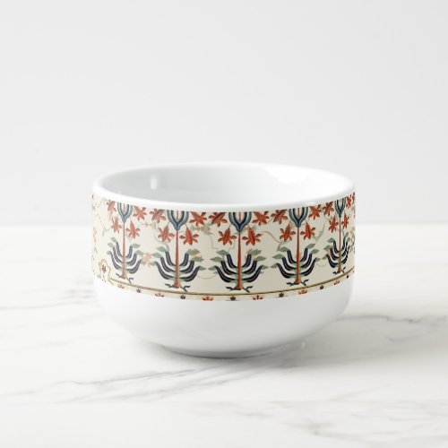 Mughal Floral Paisley Ethnic Digital Elegance Soup Mug