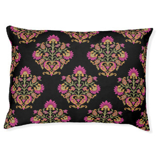 Mughal floral paisley, seamless design. pet bed