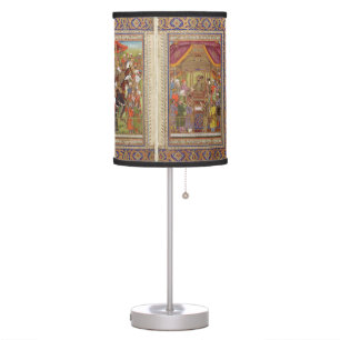Mughal Indian India Islam Islamic Muslim Boho Art Table Lamp