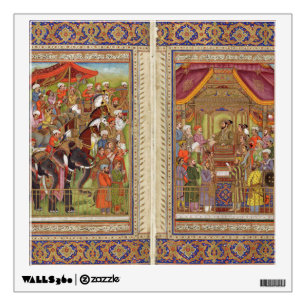Mughal Indian India Islam Islamic Muslim Boho Art Wall Sticker