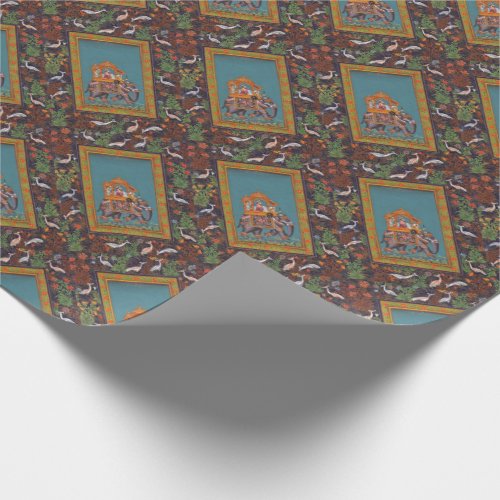 Mughal Indian India Islam Persian Persia Elephant Wrapping Paper