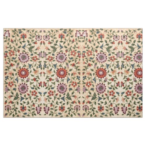 Mughal Scrolling Floral Vine from India Print Fabric
