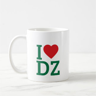 MugI ❤️ DZ Mug – Algeria Love Coffee Cup | Proud A