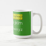 ABCDEFGHIJKLM
 NOPQSTUVWXYZ
 abcdefghijklm
 nopqrstuvwxyz  Mugs and Steins