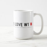 Your Name Street aymen abi love w1  Mugs and Steins