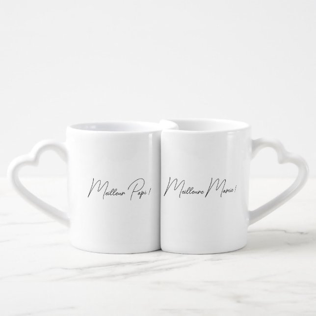 Mugs best grandpa and grandma (Front Nesting)