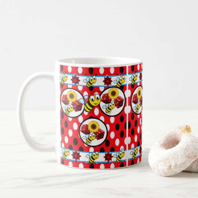 mugs bumblebees (With Donut)