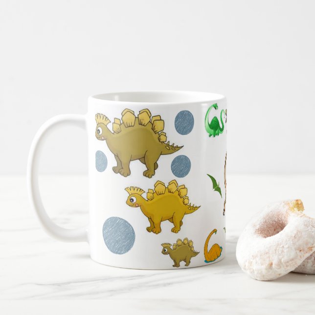 mugs dinosaur (With Donut)