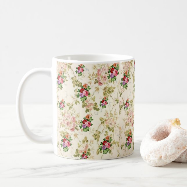 mugs flowers (With Donut)