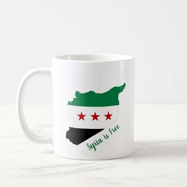 mugs - free syria map flag (Left)