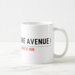 THE AVENUE  Mugs (front & back)