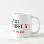 west  street  Mugs (front & back)