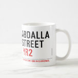 Abdalla  street   Mugs (front & back)