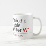 Periodic Table Writer  Mugs (front & back)
