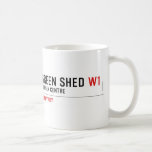green shed  Mugs (front & back)