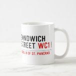 Sandwich Street  Mugs (front & back)
