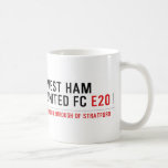 WEST HAM UNITED FC  Mugs (front & back)