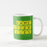 Game Letter Tiles  Mugs (front & back)
