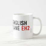 English  Lane  Mugs (front & back)