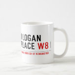 1 logan place  Mugs (front & back)