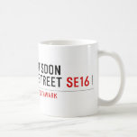RISDON STREET  Mugs (front & back)