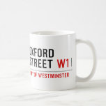 oxford  street  Mugs (front & back)
