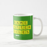 Game
 Letter
 Tiles  Mugs (front & back)