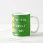 Greater
 Issaquah
 Chamber  Mugs (front & back)