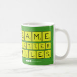 Game
 Letter
 Tiles  Mugs (front & back)