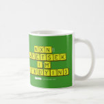  NXN!! VOETSEK   I'M STUDYING  Mugs (front & back)