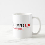 The Temple  Mugs (front & back)