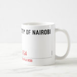 city of nairobi       Mugs (front & back)