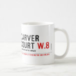 CARVER COURT  Mugs (front & back)