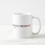 LONDON SOKAK TABELASI  Mugs (front & back)