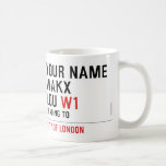 Your Name WAKX LOU  Mugs (front & back)