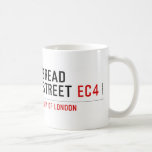 Bread Street  Mugs (front & back)