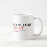 CASA AZUL LAGOA   Mugs (front & back)