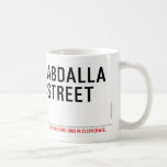 Abdalla  street   Mugs (front & back)