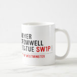 oliver cromwell statue  Mugs (front & back)