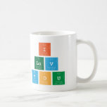 I 
 luv 
 You  Mugs (front & back)