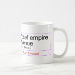 Yosef empire  Avenue   Mugs (front & back)
