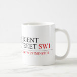 REGENT STREET  Mugs (front & back)