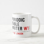 Periodic Table Writer  Mugs (front & back)